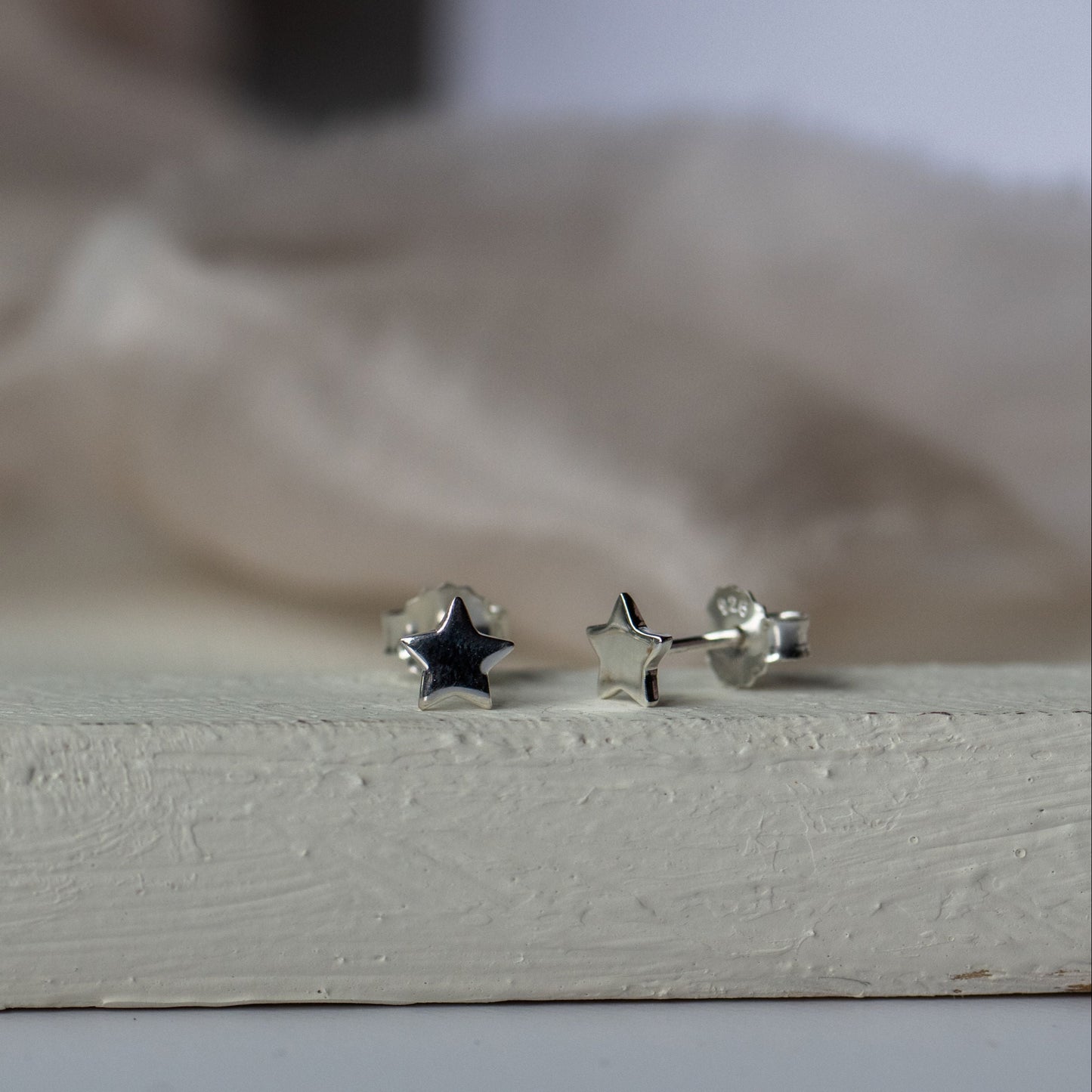 Gemini Star Stud Earrings