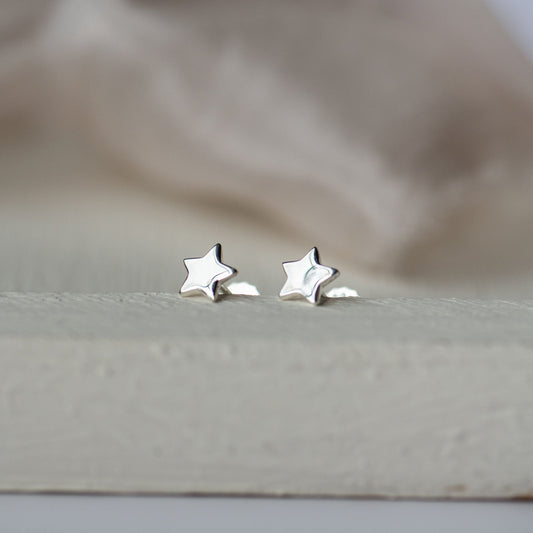 Gemini Star Stud Earrings