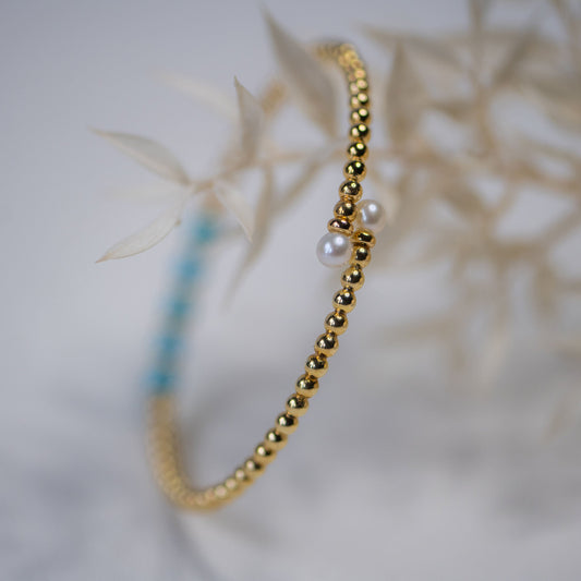 Lucia Gold Vermeil Bangle