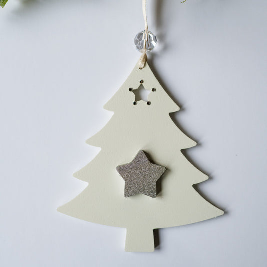 Star Tree Bauble (Silver)