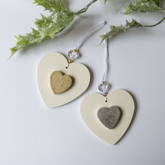 Amour Heart Bauble (Silver)