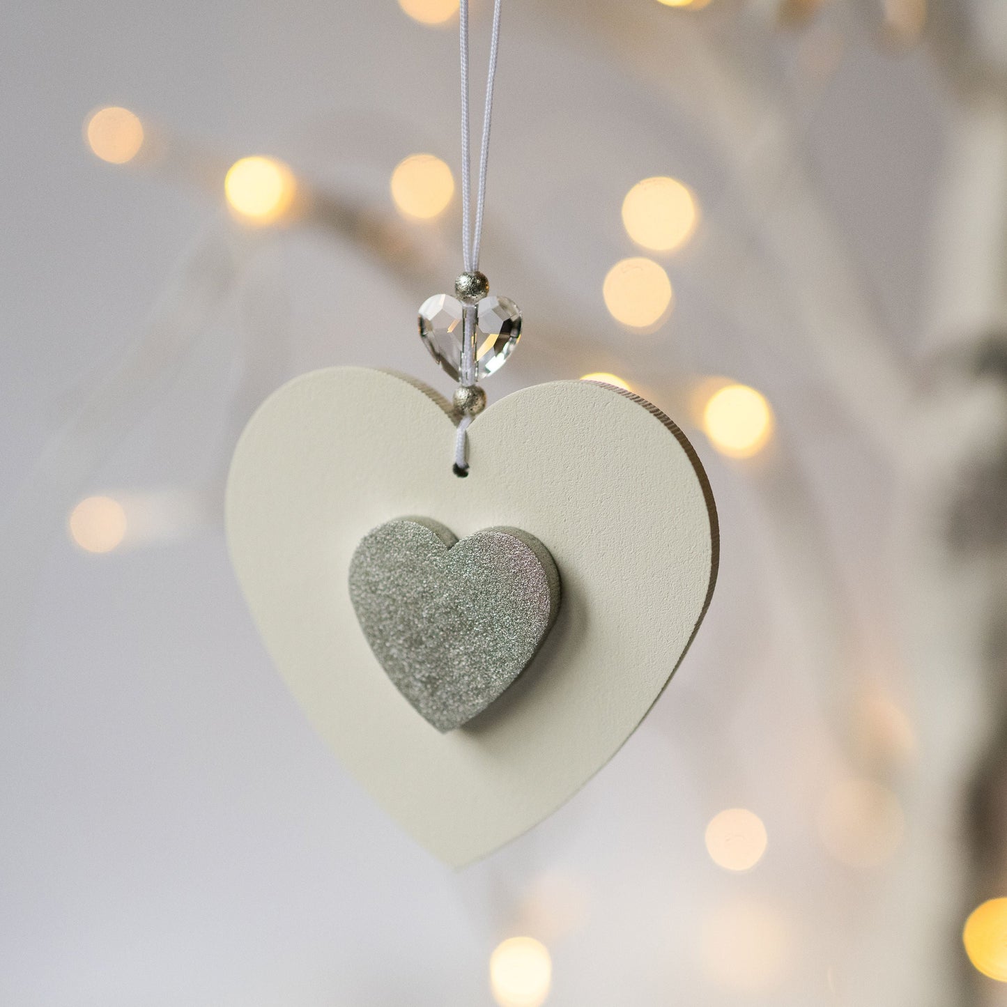 Amour Heart Bauble (Silver)