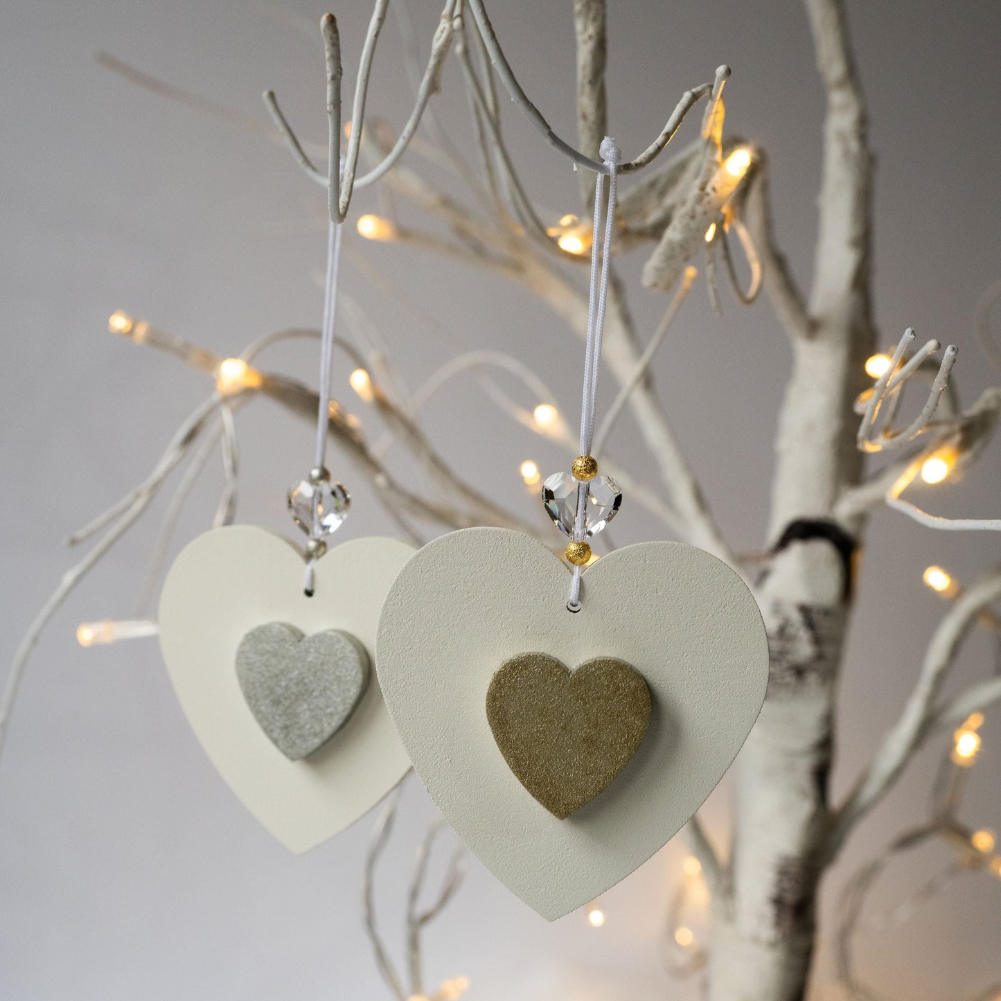 Amour Heart Bauble (Silver)