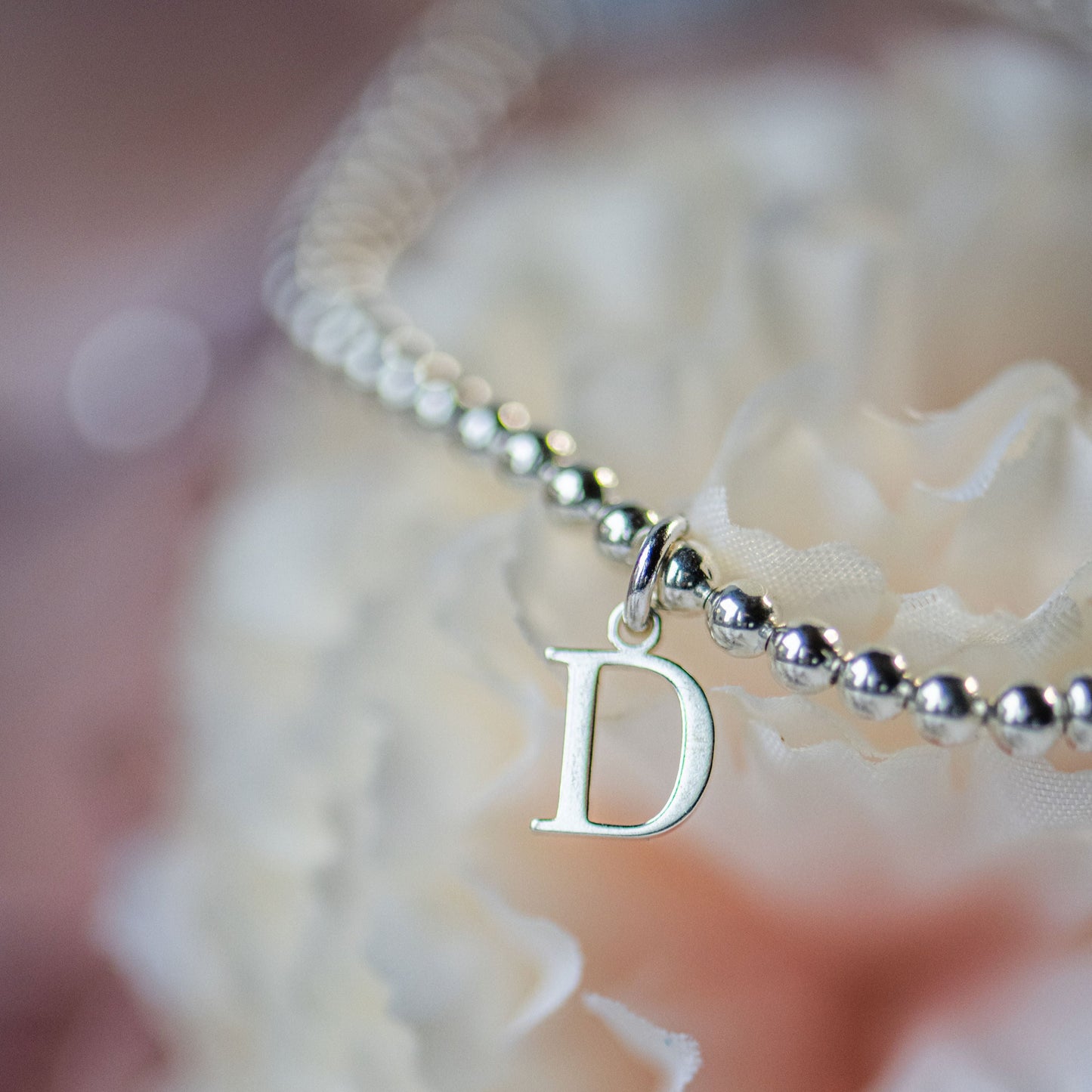 Quincey Initial Bracelet in Sterling Silver