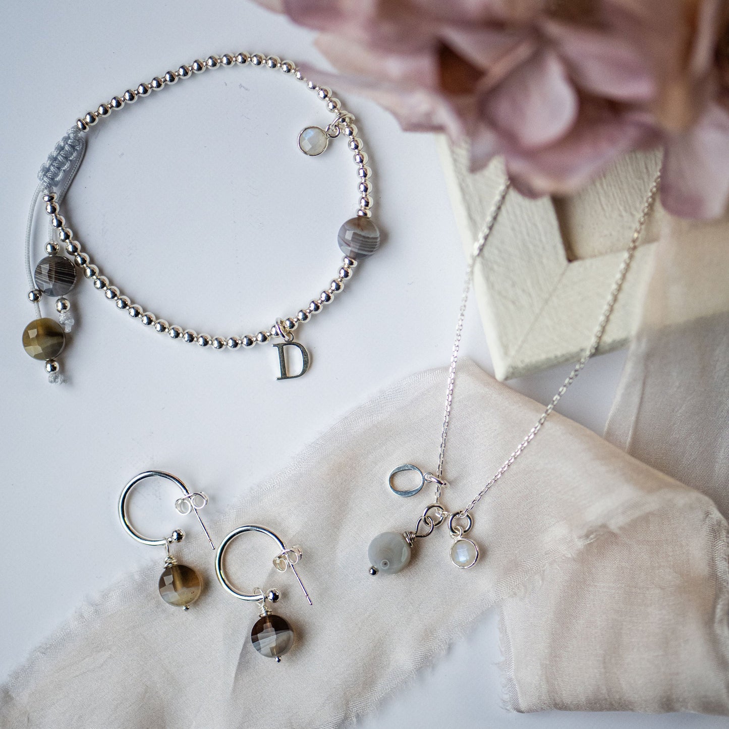 Quincey Earrings in Sterling Silver