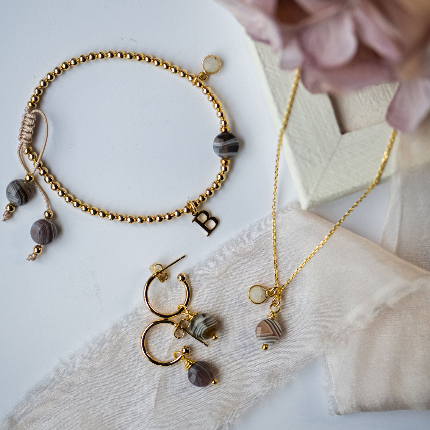 Quincey Earrings in Gold Vermeil