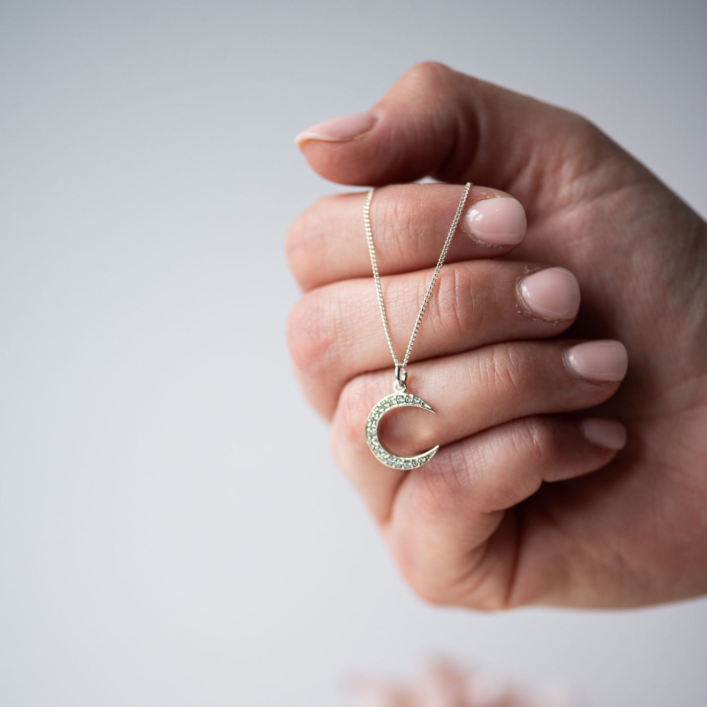 Moonglow Sterling Silver Necklace