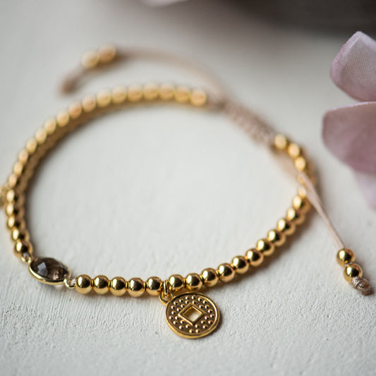 Clara Gold Vermeil Slide Knot Bracelet