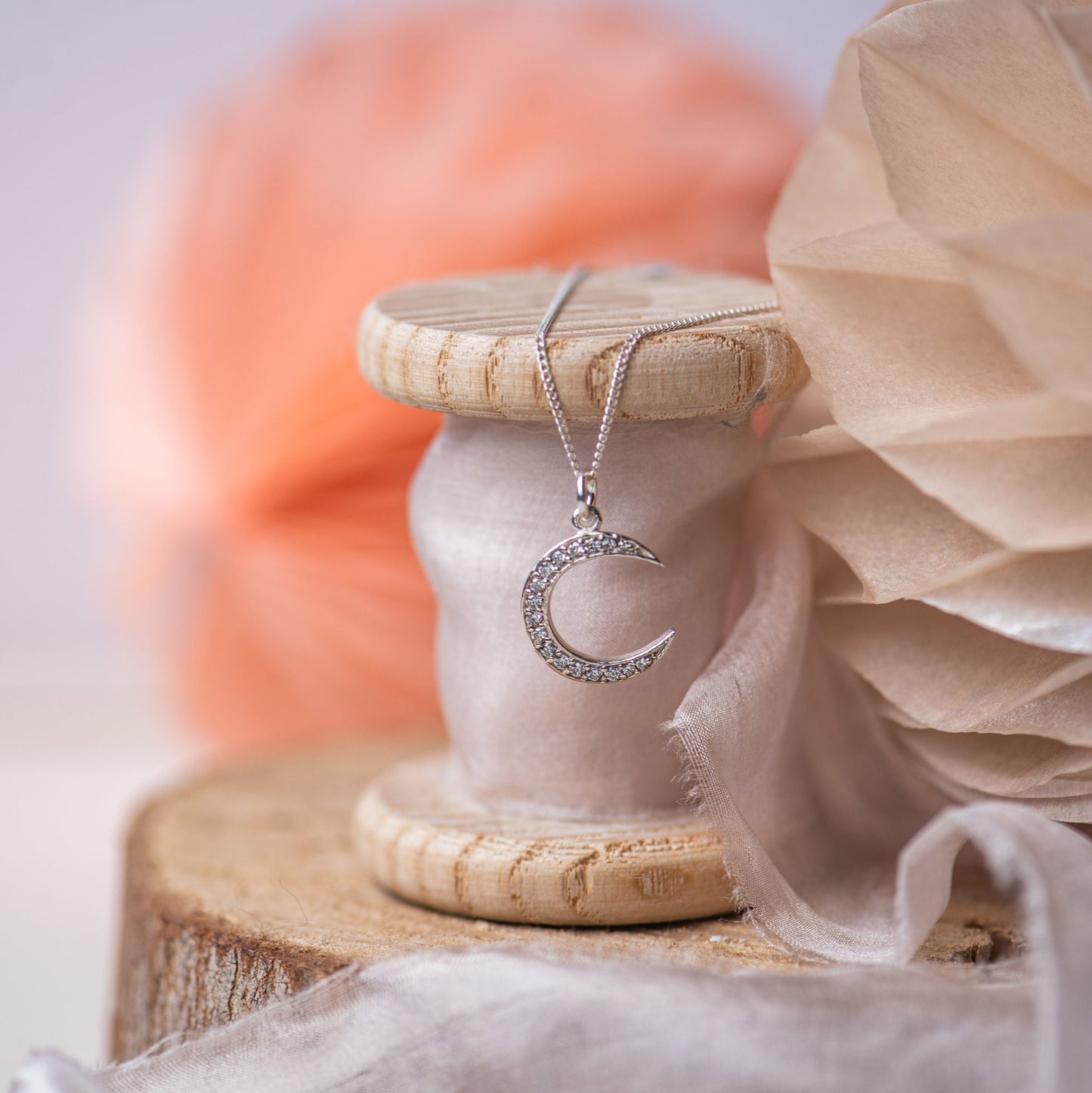 Moonglow Sterling Silver Necklace