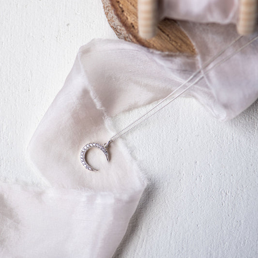 Moonglow Sterling Silver Necklace