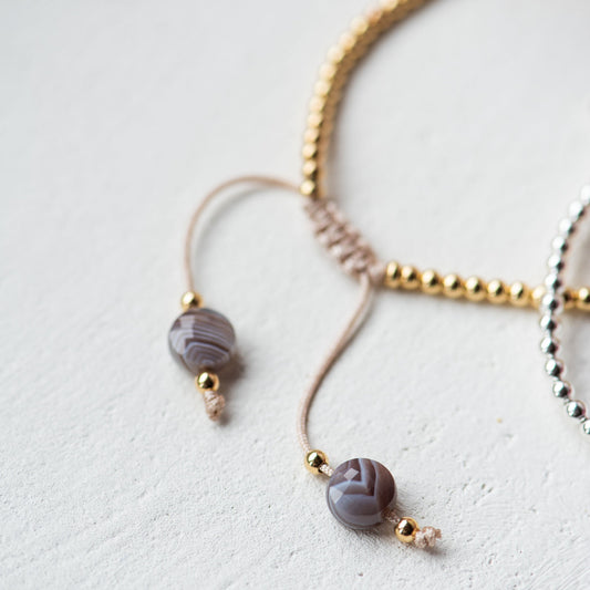 Quincey Gold Vermeil Sliding Knot Bracelet