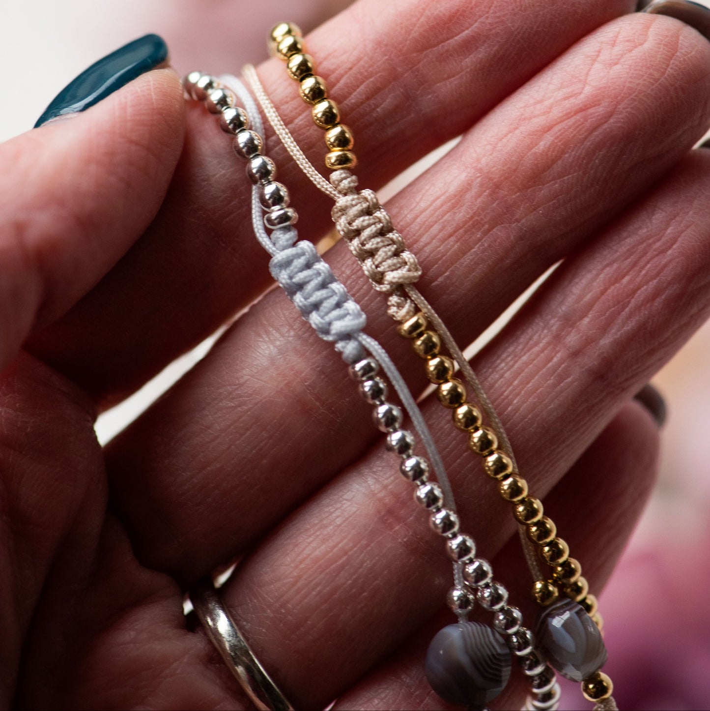 Quincey Gold Vermeil Sliding Knot Bracelet