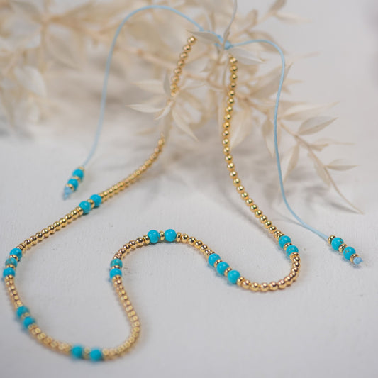 Lucia Beaded Gold Vermeil Necklace