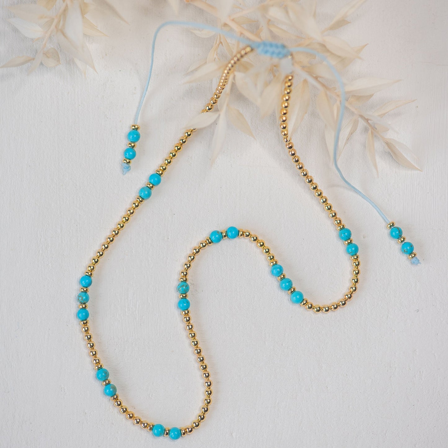 Lucia Beaded Gold Vermeil Necklace