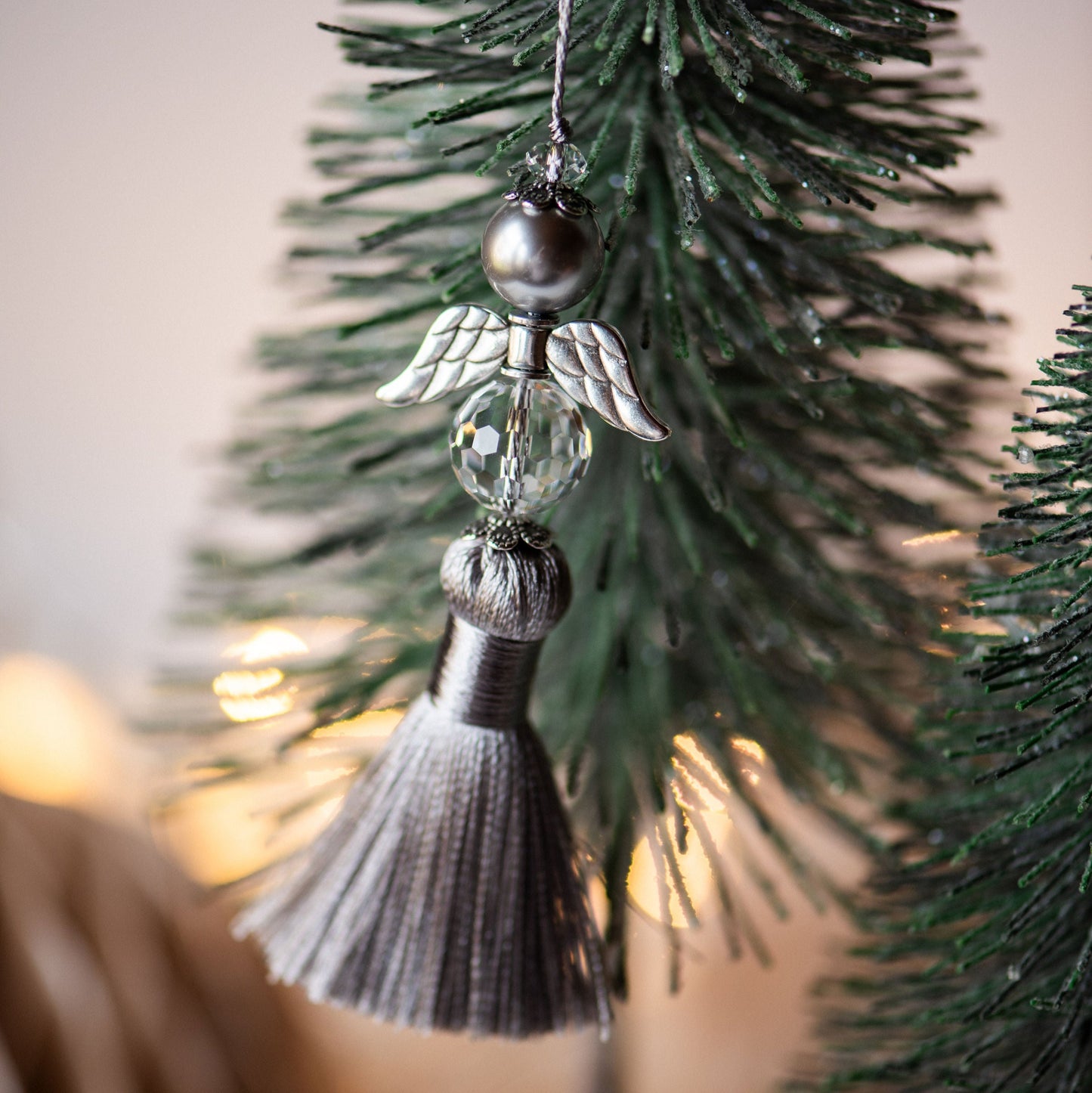 Swarovski Crystal and Tassel Christmas Angel