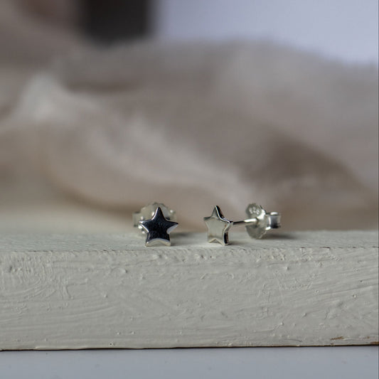 Gemini Star Stud Earrings