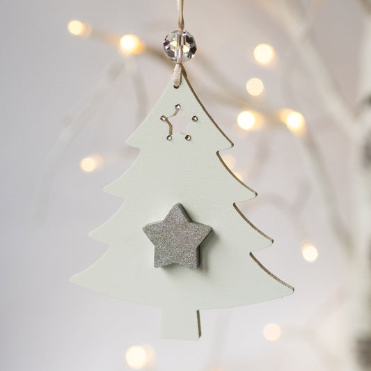 Star Tree Bauble (Silver)
