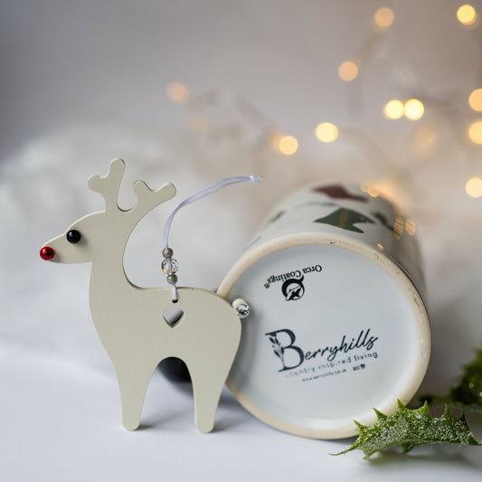 Holly Jolly Mug and Reindeer Gift