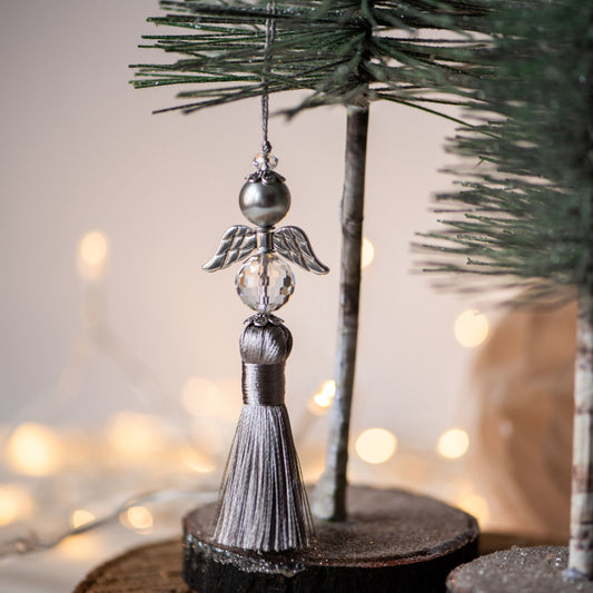 Swarovski Crystal and Tassel Christmas Angel